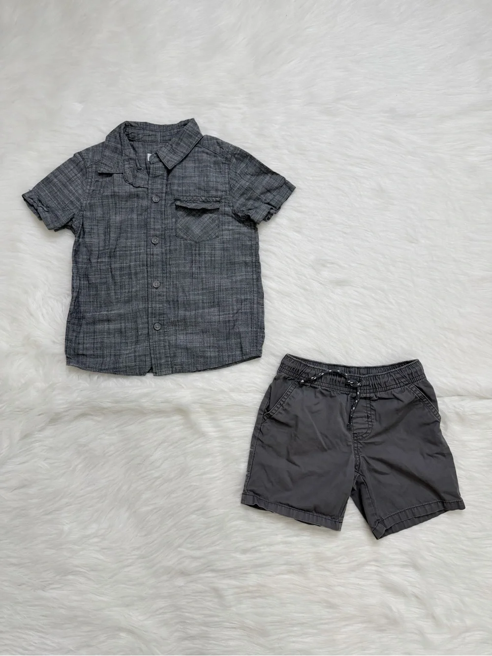 Boys Toddler Size 4T BUNDLE (6) Shirt & Pants Set